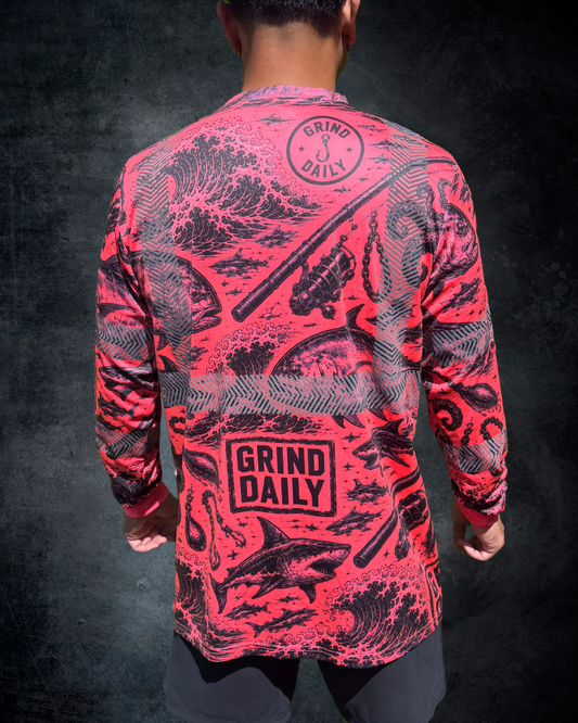 Reel Grind Reflective Long Sleeve Shirt