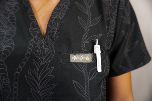 One Pocket Scrub Top - Lau Liko