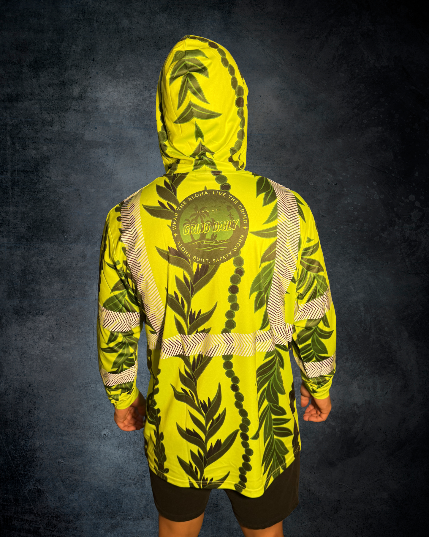 Green Maile Guard Reflective Hoodie
