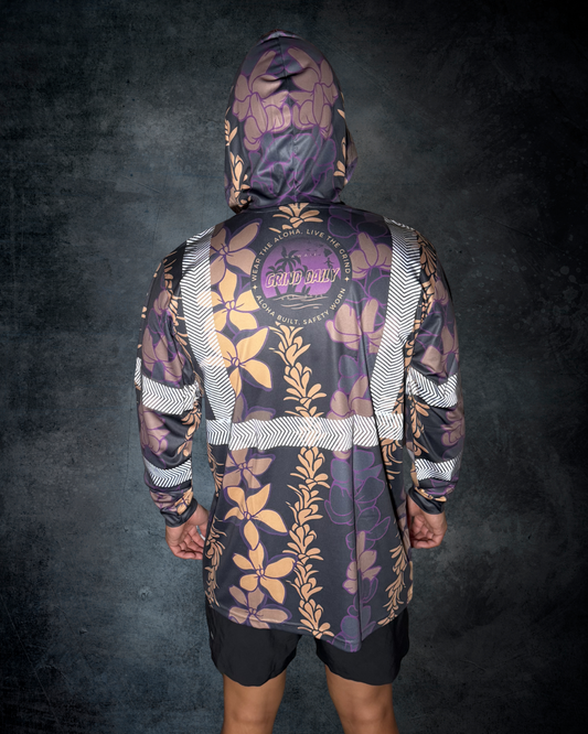 Pikake Lei & Puakenikeni Reflective Hoodie