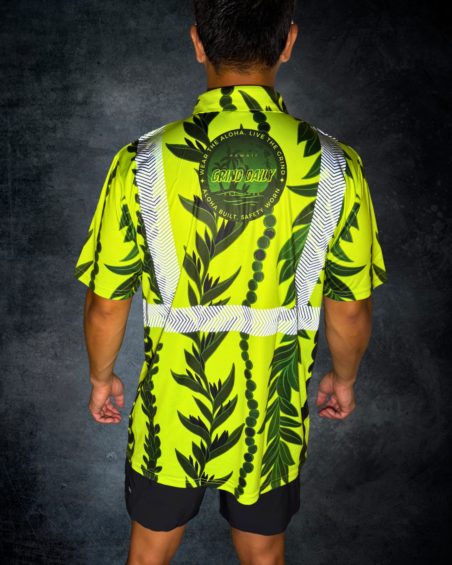 Green Maile Guard Reflective Polo