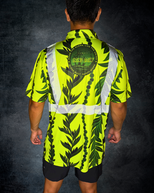 Green Maile Guard Reflective Polo