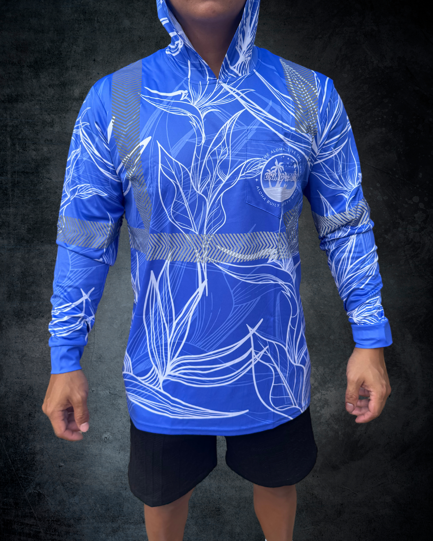 Royal Blue BOP Reflective Hoodie