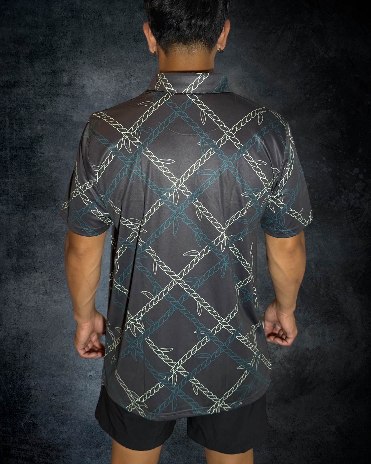 Ti Leaf Lei Polo Shirt
