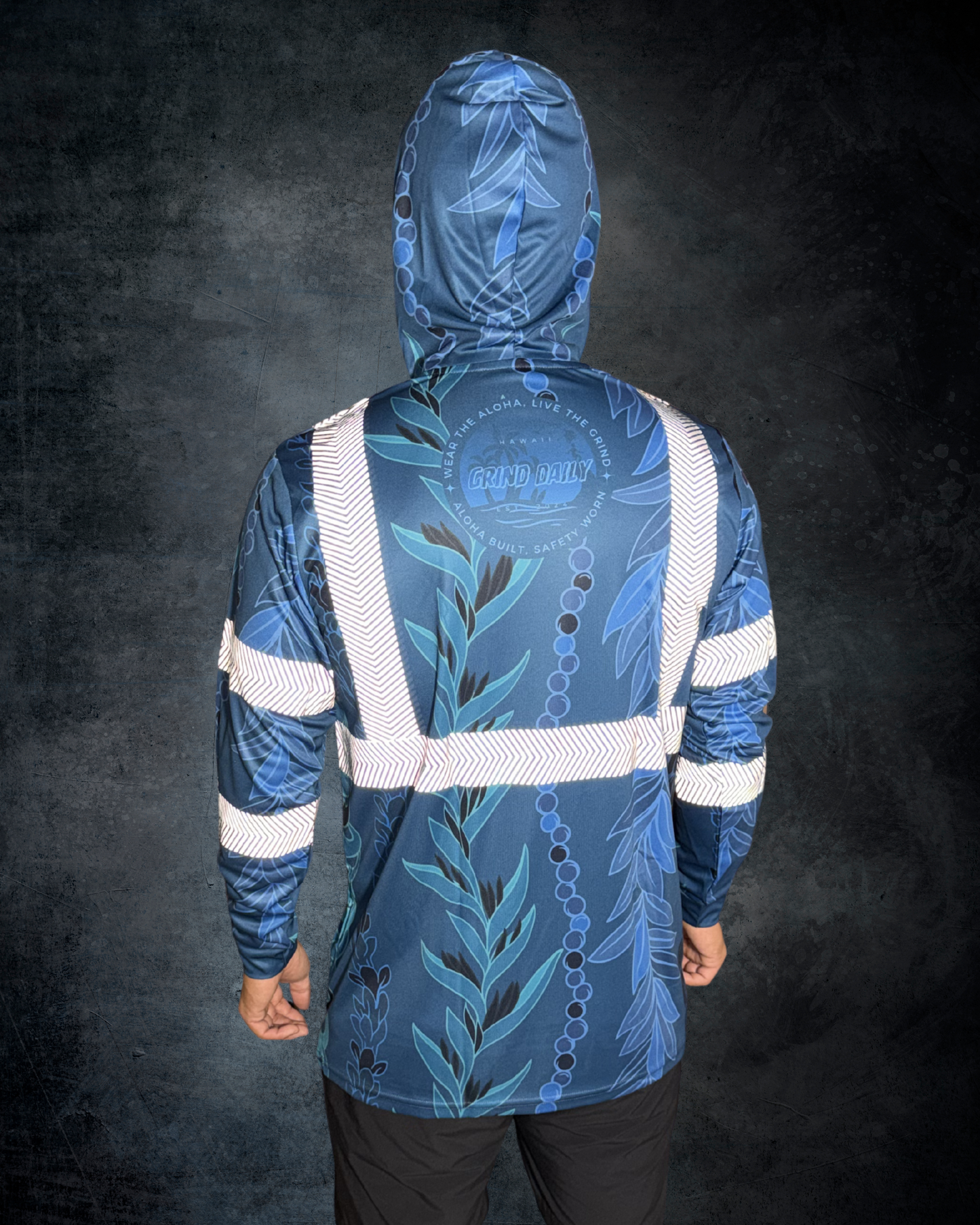 Blue Maile Guard Reflective Hoodie