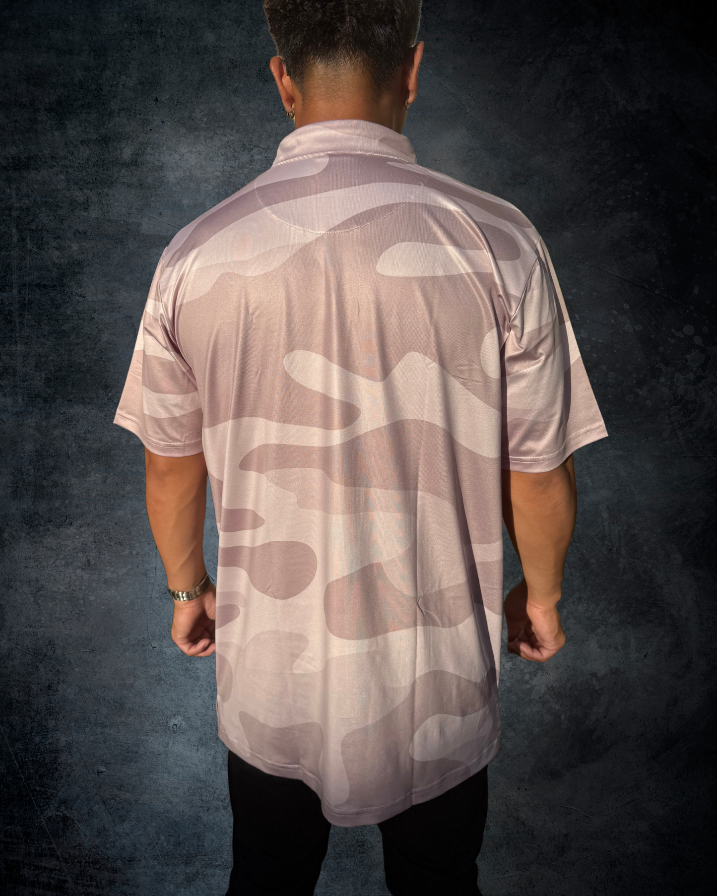 Beige Camo Polo Shirt
