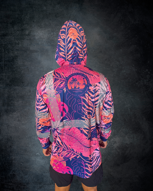 Tropical Dusk Reflective Hoodie