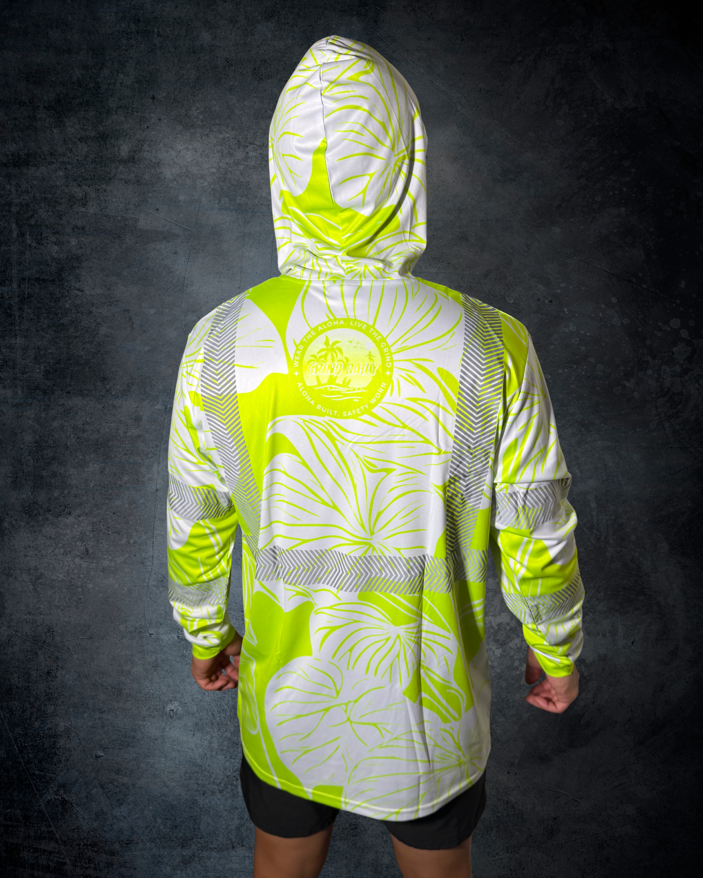 Kalo Green Reflective Hoodie
