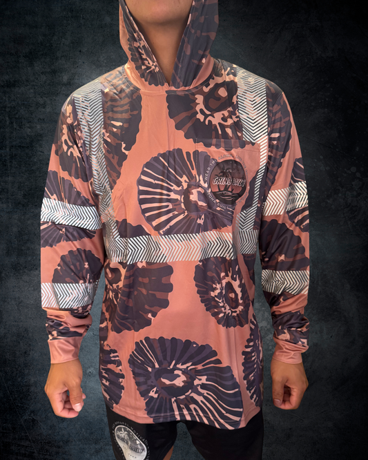 Opihi Reflective Hoodie - Brown