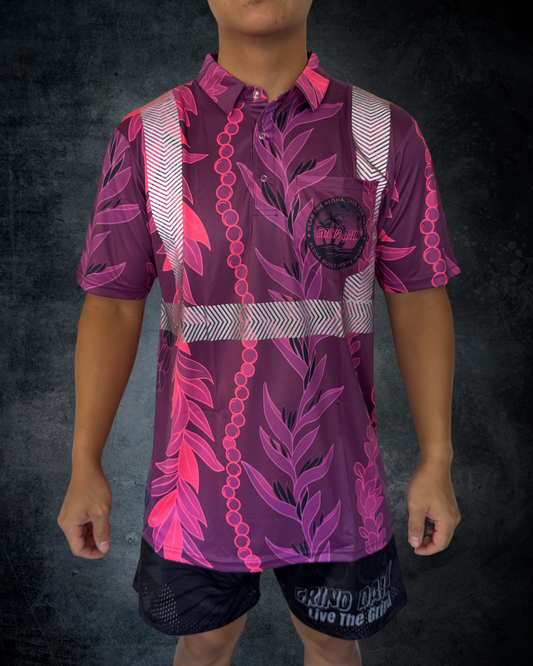 Magenta Maile Guard Reflective Polo