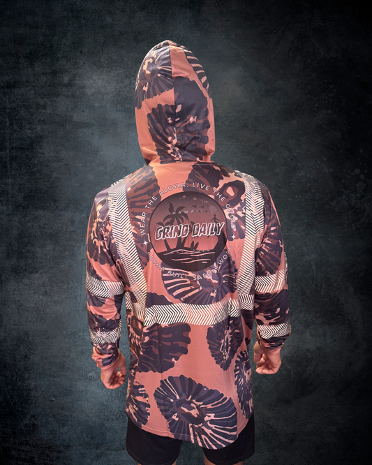 Opihi Reflective Hoodie - Brown