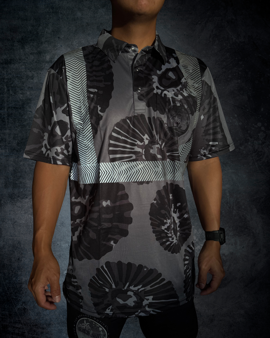 Opihi Reflective Polo - Grey