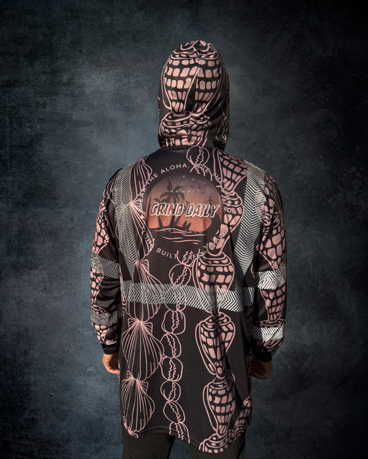 Shell Lei Outline Reflective Hoodie