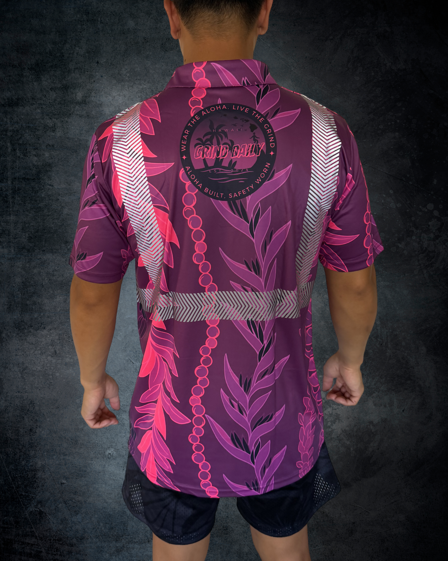 Magenta Maile Guard Reflective Polo