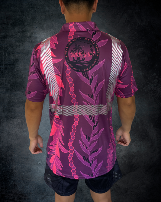 Magenta Maile Guard Reflective Polo