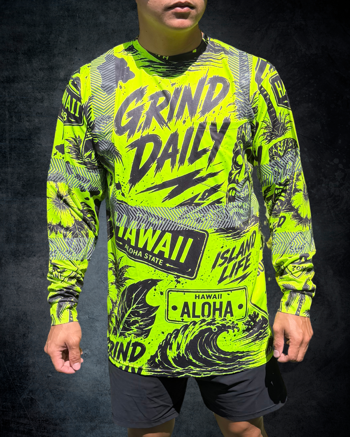 808 Grind Reflective Long Sleeve Shirt