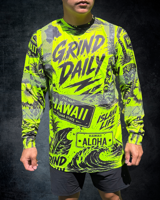 808 Grind Reflective Long Sleeve Shirt