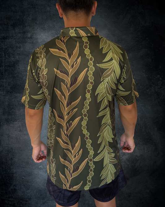 Green Maile Guard Polo Shirt