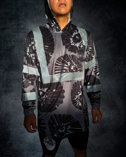 Opihi Reflective Hoodie - Grey