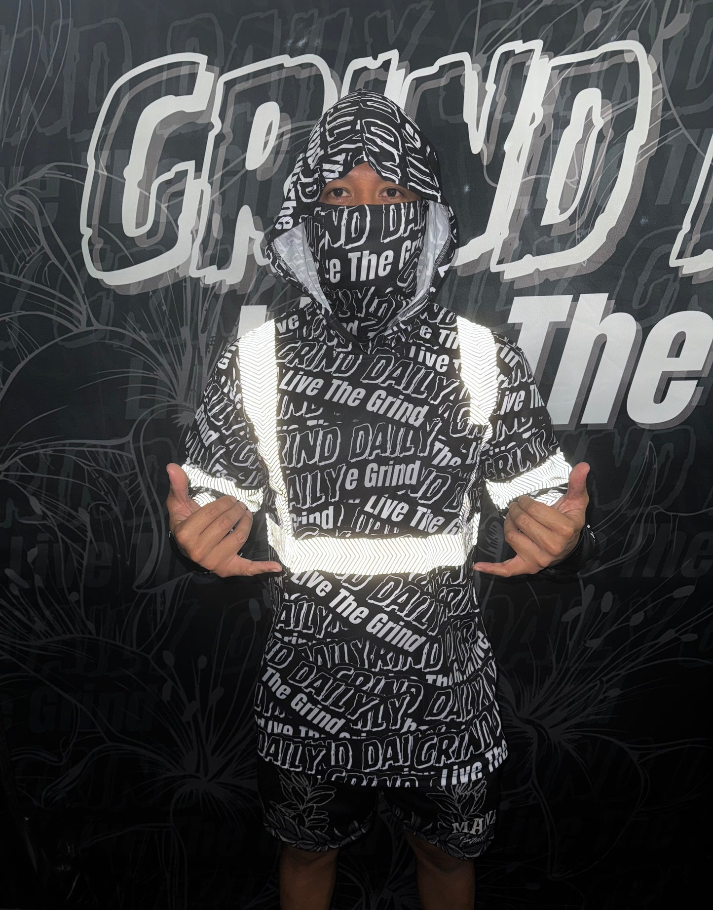 GD Reflective Hoodie with Mask