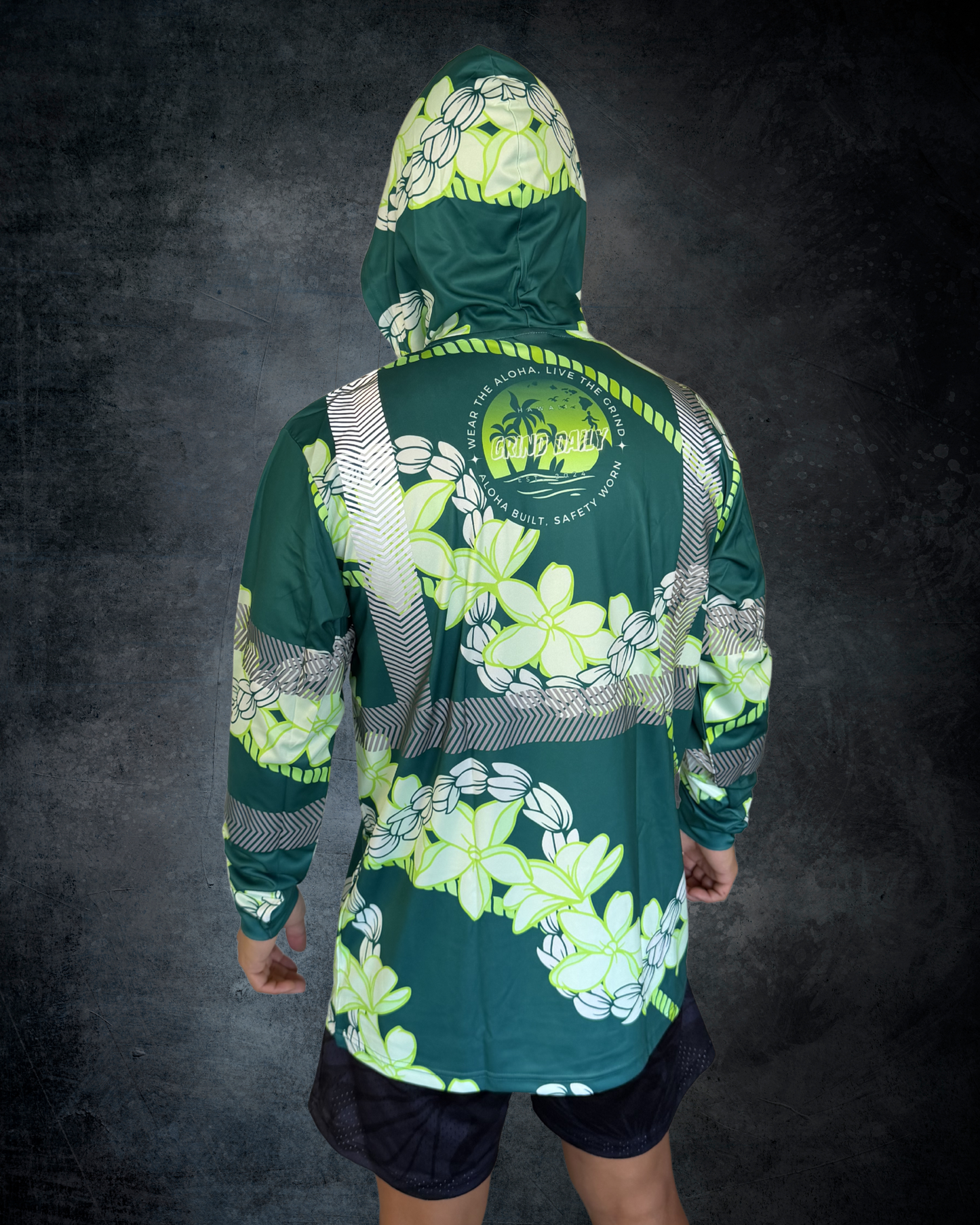 Pikake Lei Reflective Hoodie