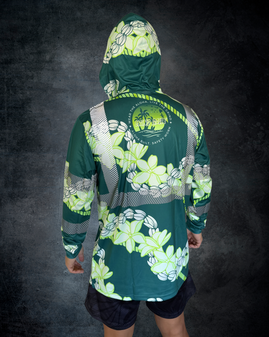 Pikake Lei Reflective Hoodie