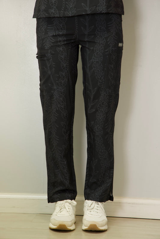 High Wasted Straight Leg Bottoms - Lau Liko