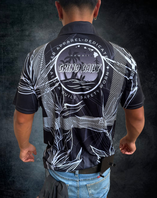 Black & White BOP Reflective Shirt