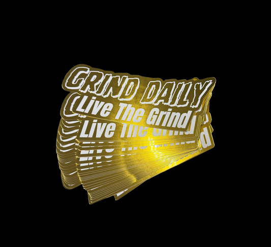 Metallic Gold Vinyl Sticker