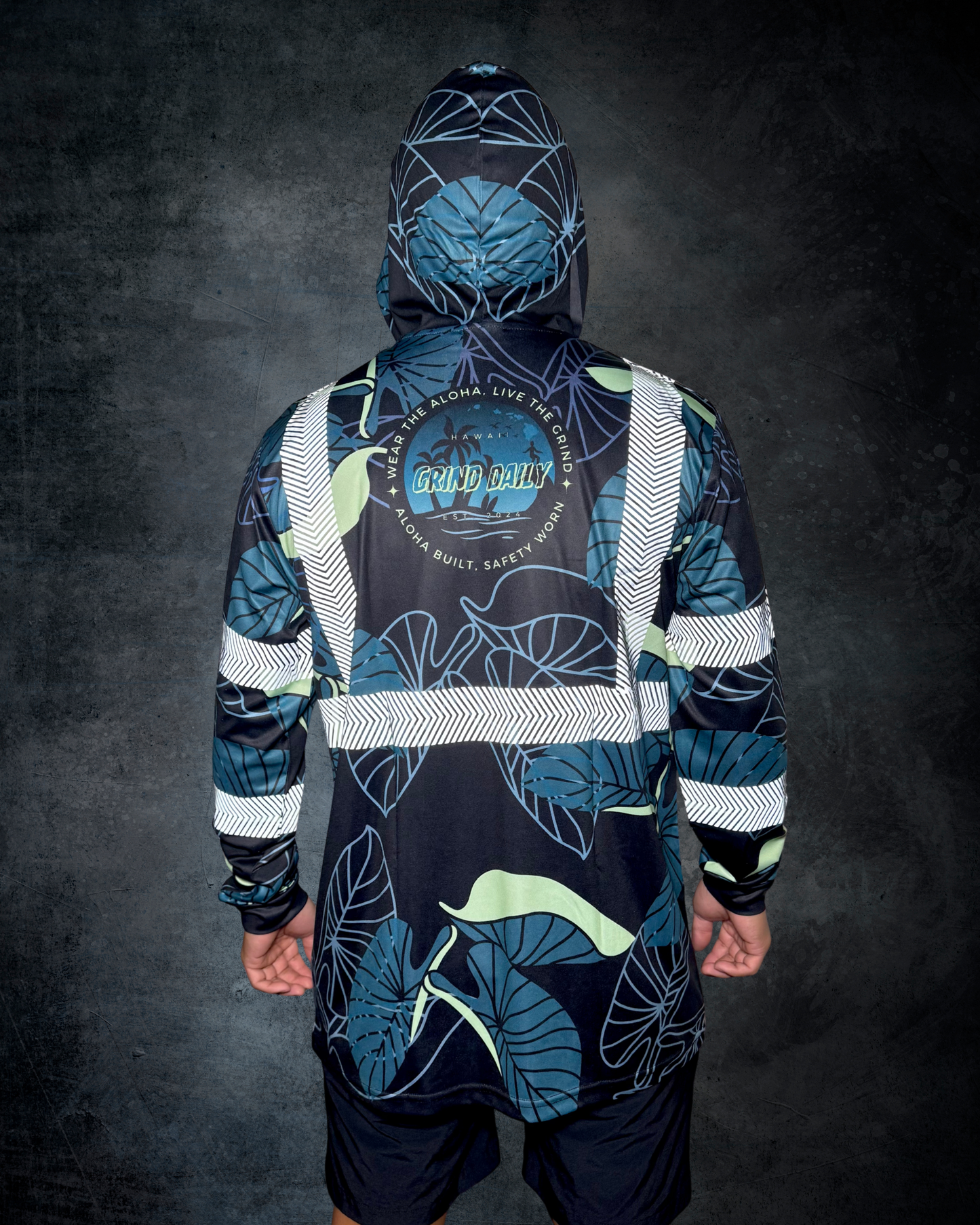 Kalo Leaf Reflective Hoodie