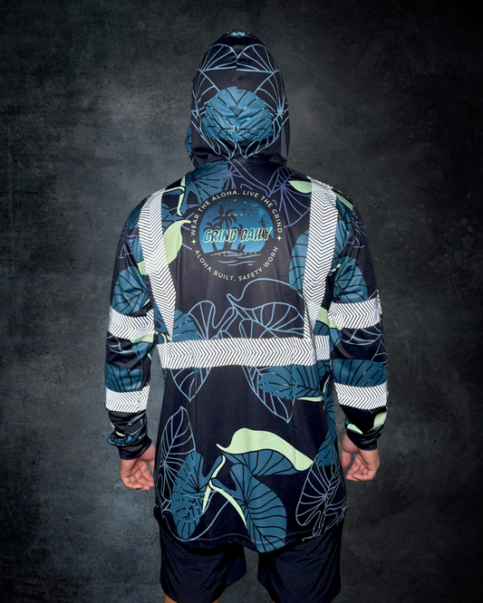 Kalo Leaf Reflective Hoodie
