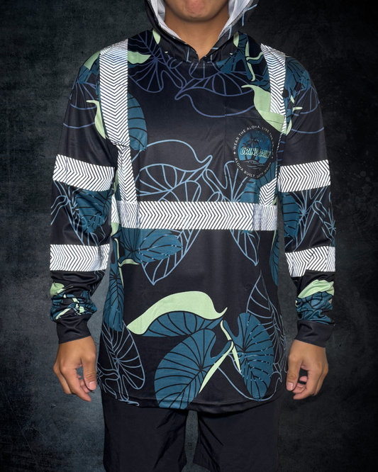 Kalo Leaf Reflective Hoodie
