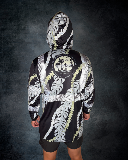 Monstera Pakalana & Pikake Lei Reflective Hoodie