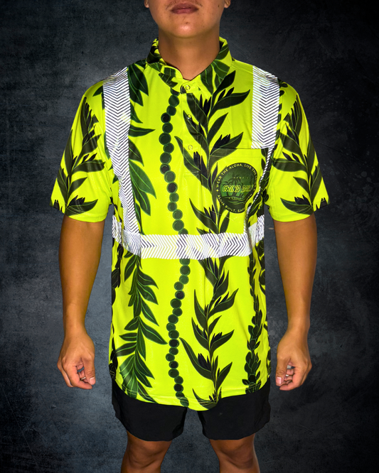 Green Maile Guard Reflective Polo