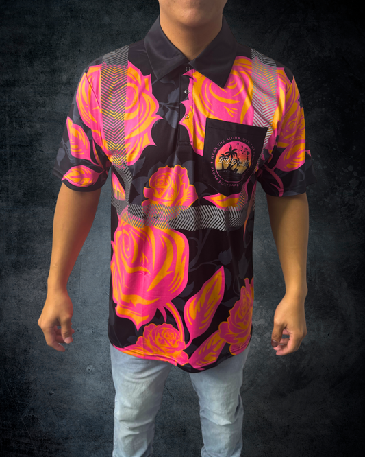 Sunset Rose Reflective Polo