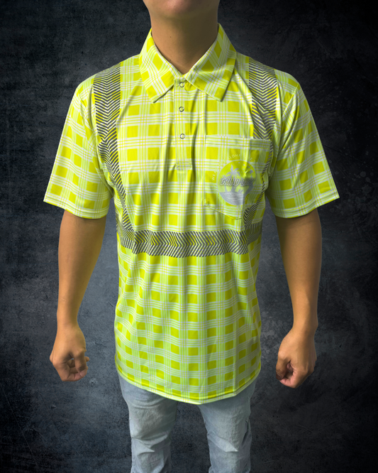 Yellow Palaka Reflective Polo