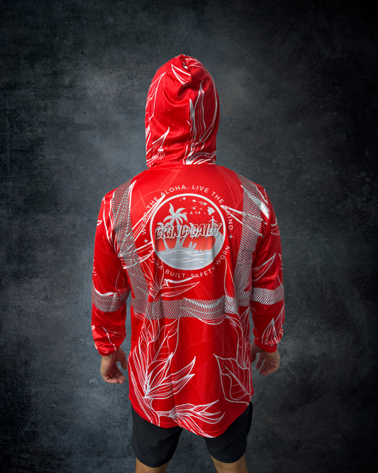 Red BOP Reflective Hoodie