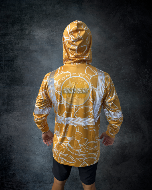 Mustard Flower Reflective Hoodie