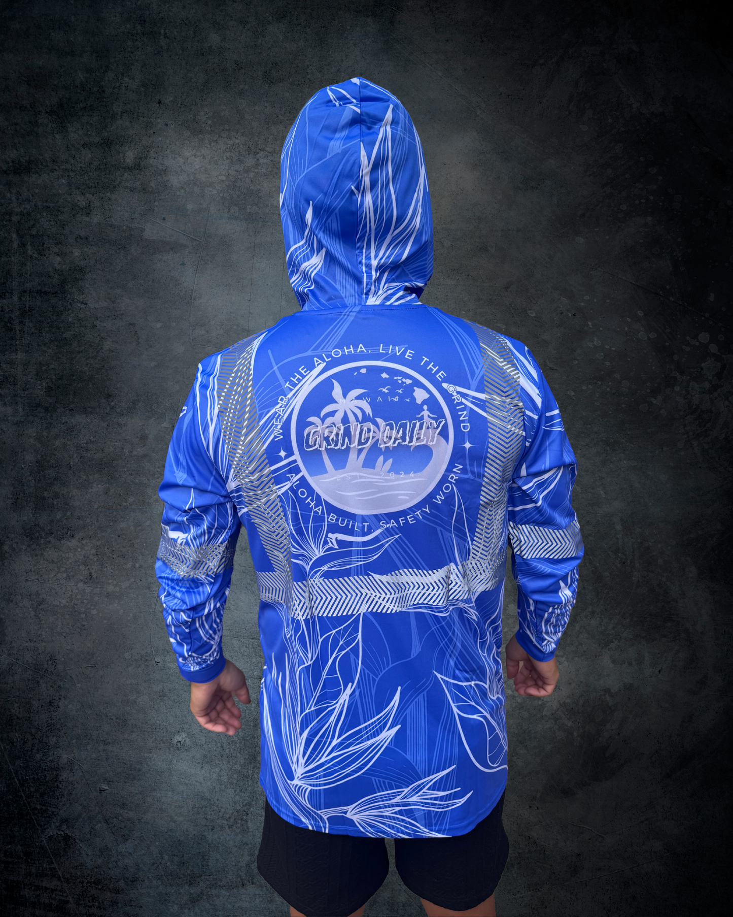 Royal Blue BOP Reflective Hoodie