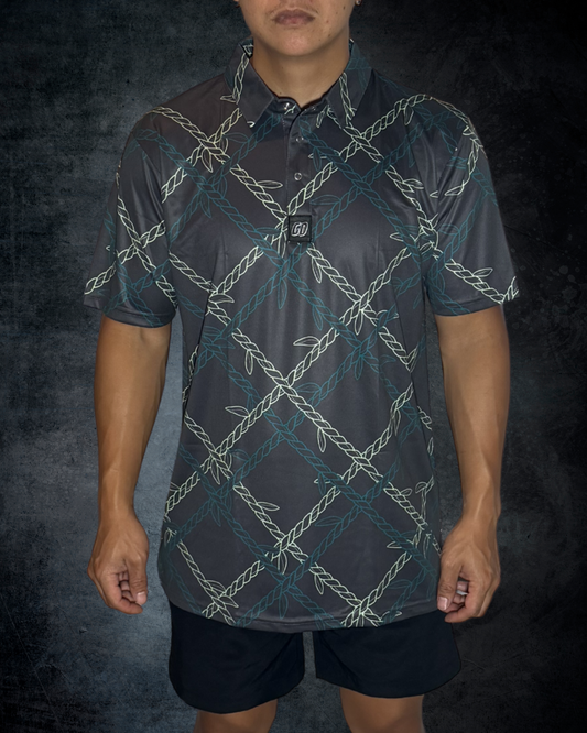 Ti Leaf Lei Polo Shirt