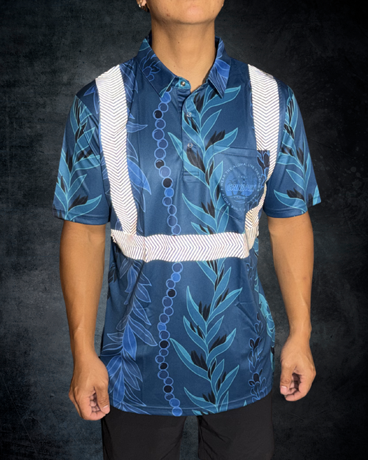 Blue Maile Guard Reflective Polo