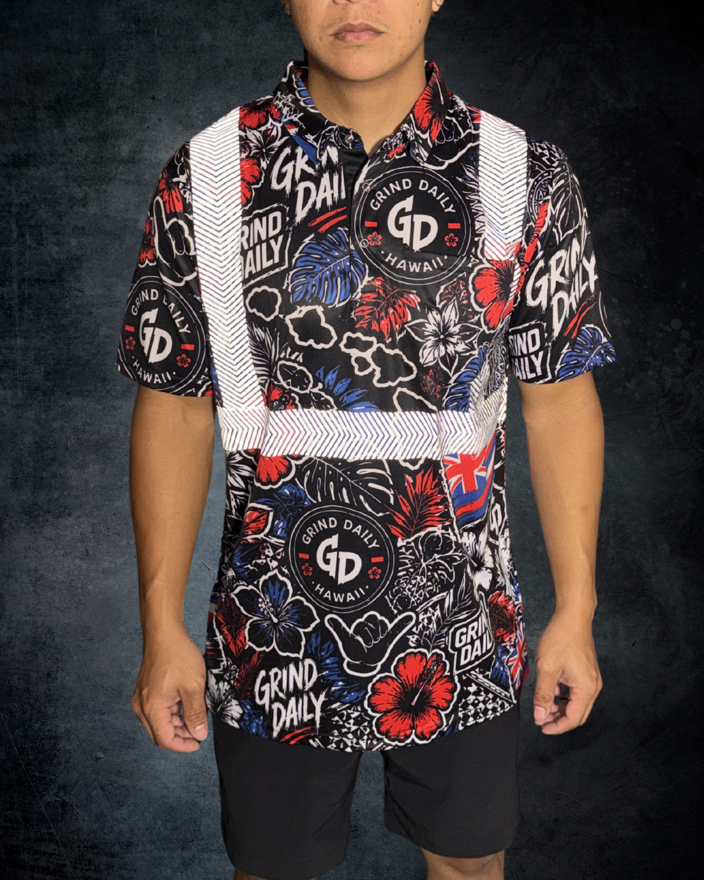 Hawai’i Grown Reflective Polo