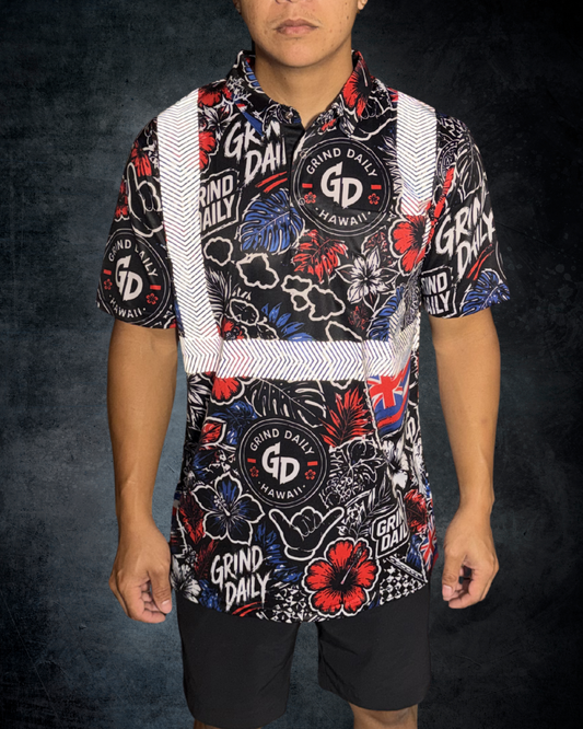 Hawai’i Grown Reflective Polo