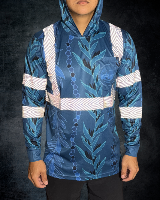 Blue Maile Guard Reflective Hoodie