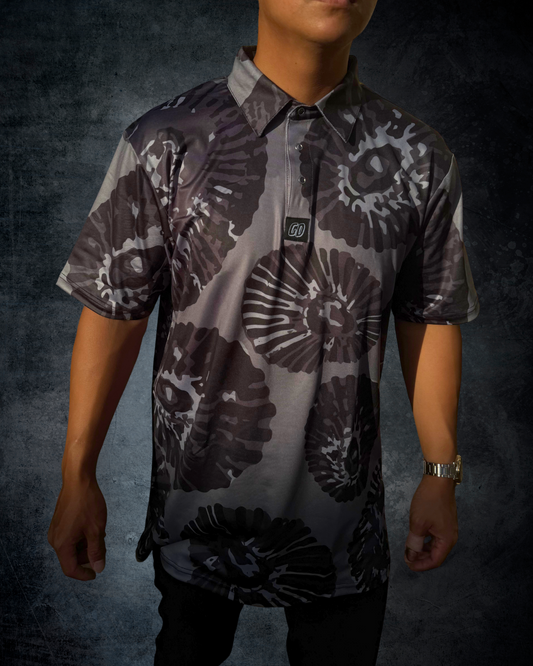Grey Opihi Polo Shirt