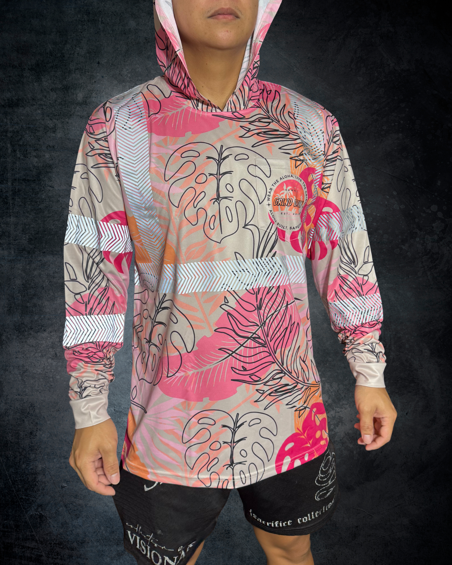 Tropical Dawn Reflective Hoodie