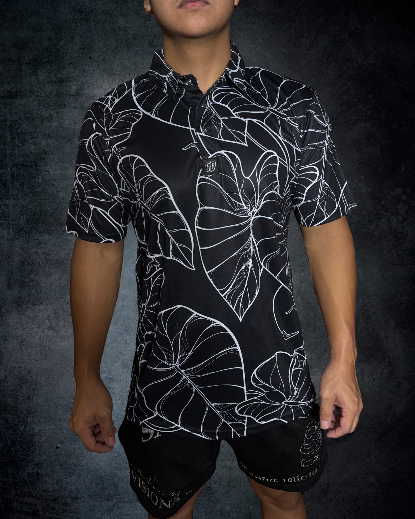 Kalo Leaf Polo Shirt