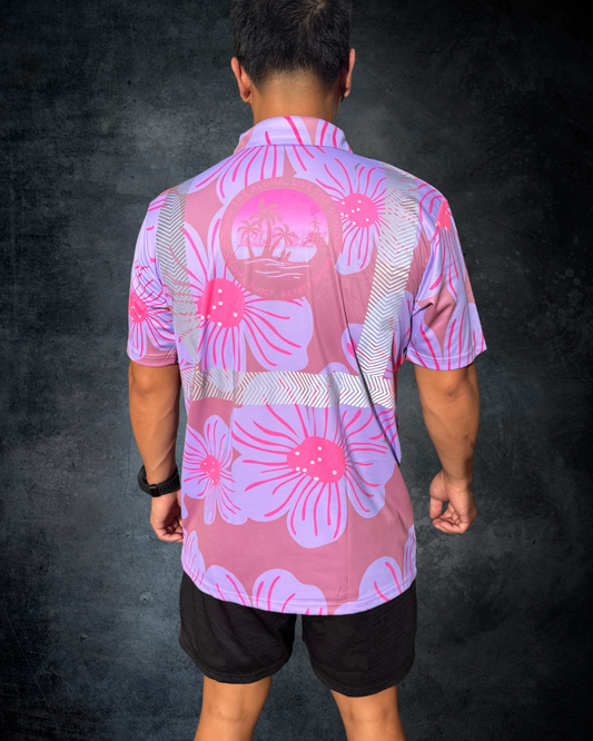 Blossomed Reflective Polo