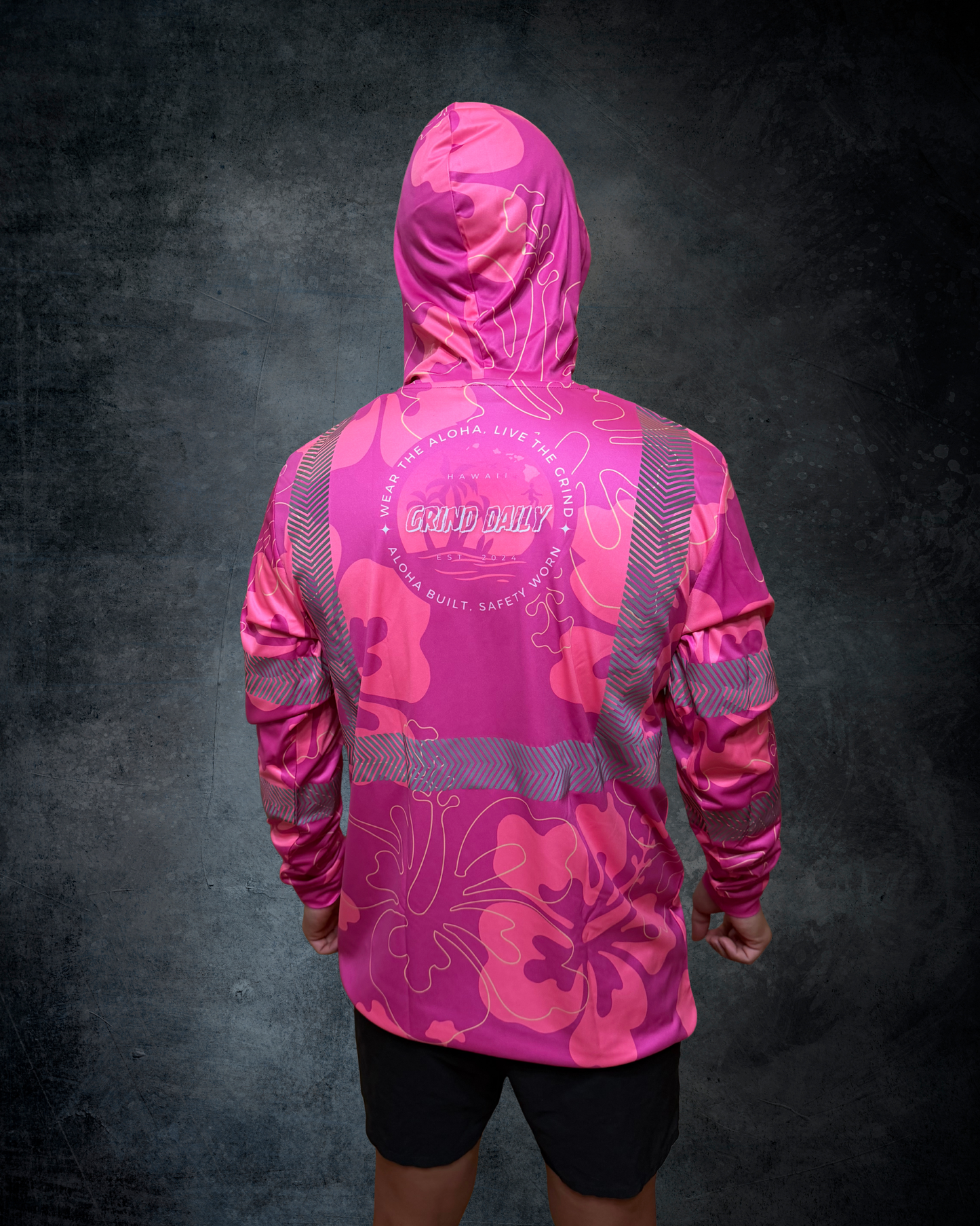 Hibiscus Heat Reflective Hoodie