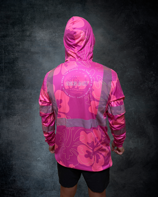 Hibiscus Heat Reflective Hoodie